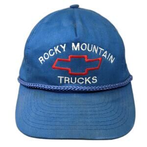 T.I. 5 Panel Blue One Size Rocky Mountain Chevrolet Trucks Rope Snapback Hat